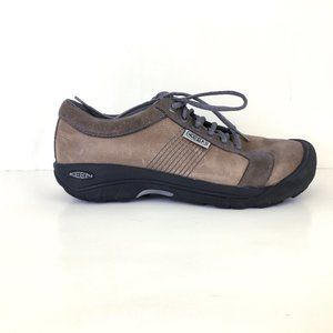 KEEN Austin Brown Nubuck Leather Casual Lace Up Shoes Men's Size 8.5